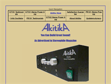 Tablet Screenshot of akitika.com